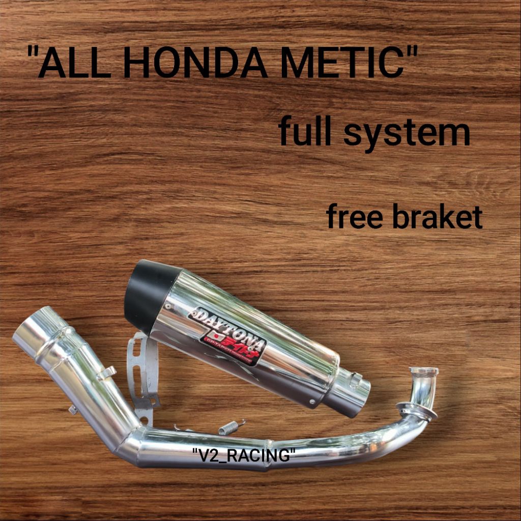 KNALPOT RACING (DAYTONA) Beat. scopy. spacy. genio. vario. pcx