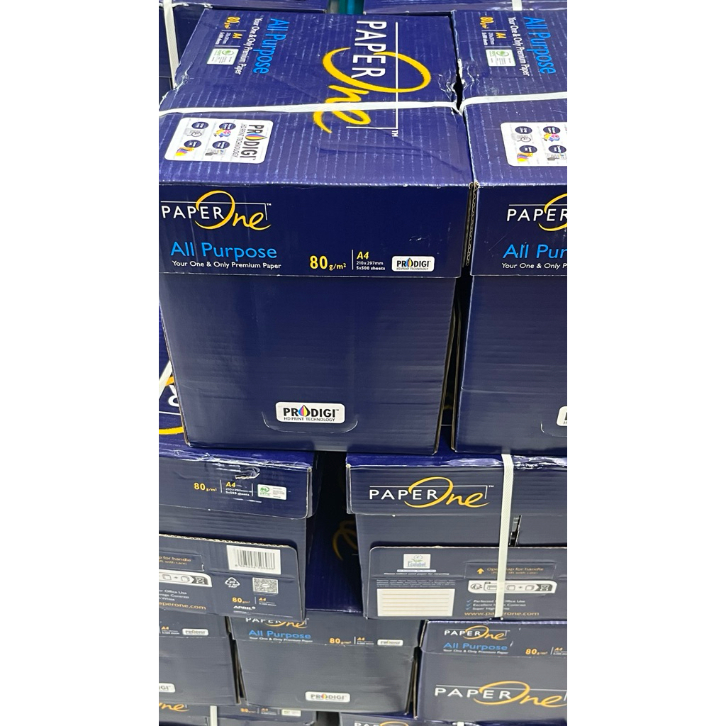 

Paper one kertas A4 80g 1 box isi 5 rim