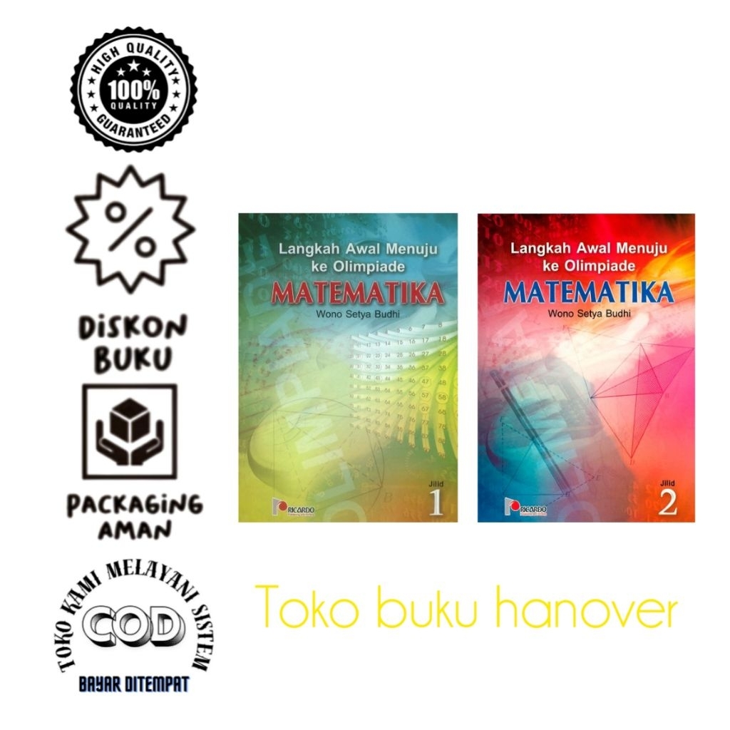 (original) buku langkah awal menuju ke olimpiade matematika jilid 1 dan jilid 2