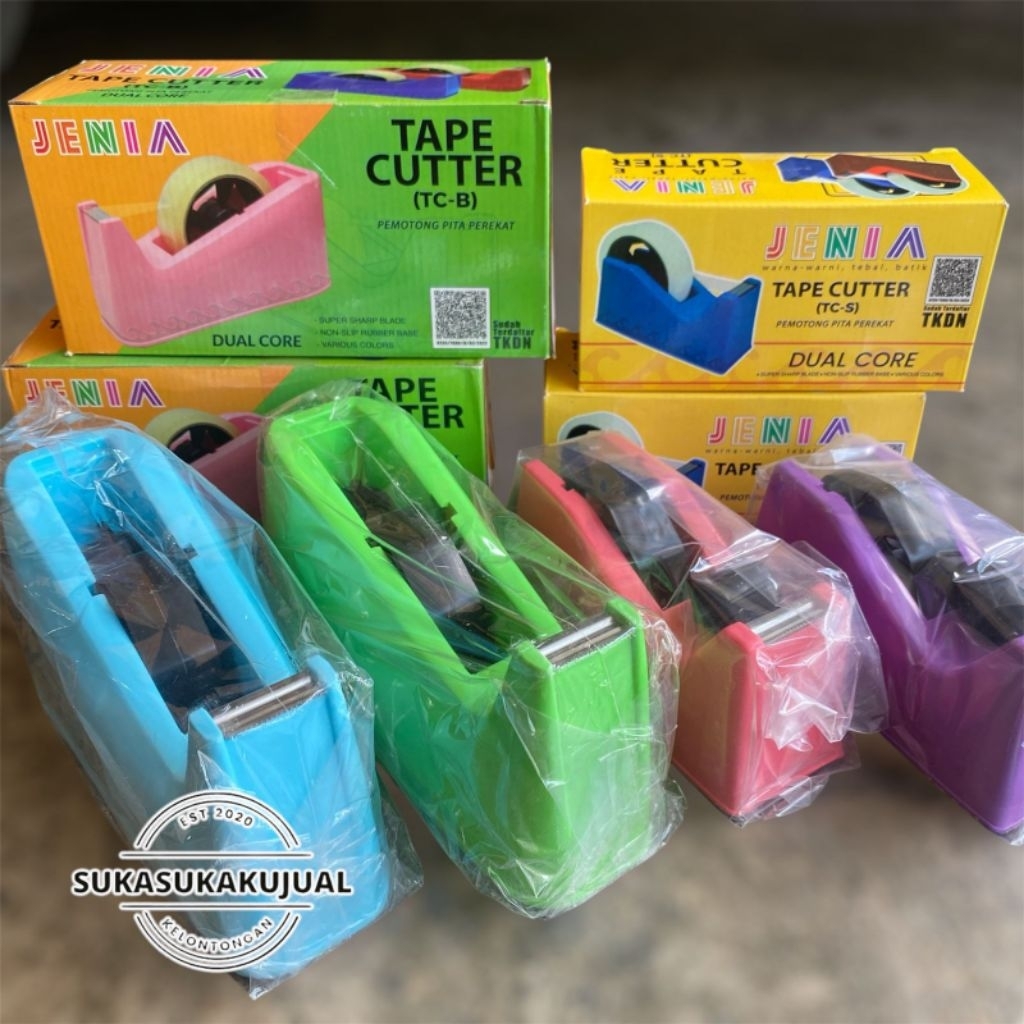 

Tape cutter JENIA dual core isolasi 12mm/24mm