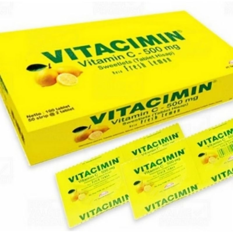 suplemen vitacimin vitamin C-500 1 box P1
