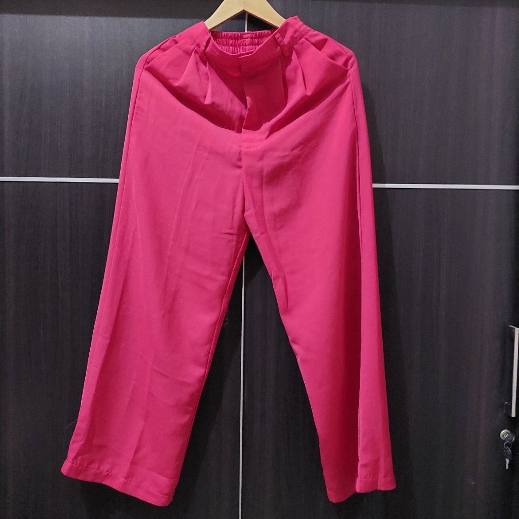 [PRELOVED] KULOT HIGHWAIST PINK FANTA - SIZE M/L