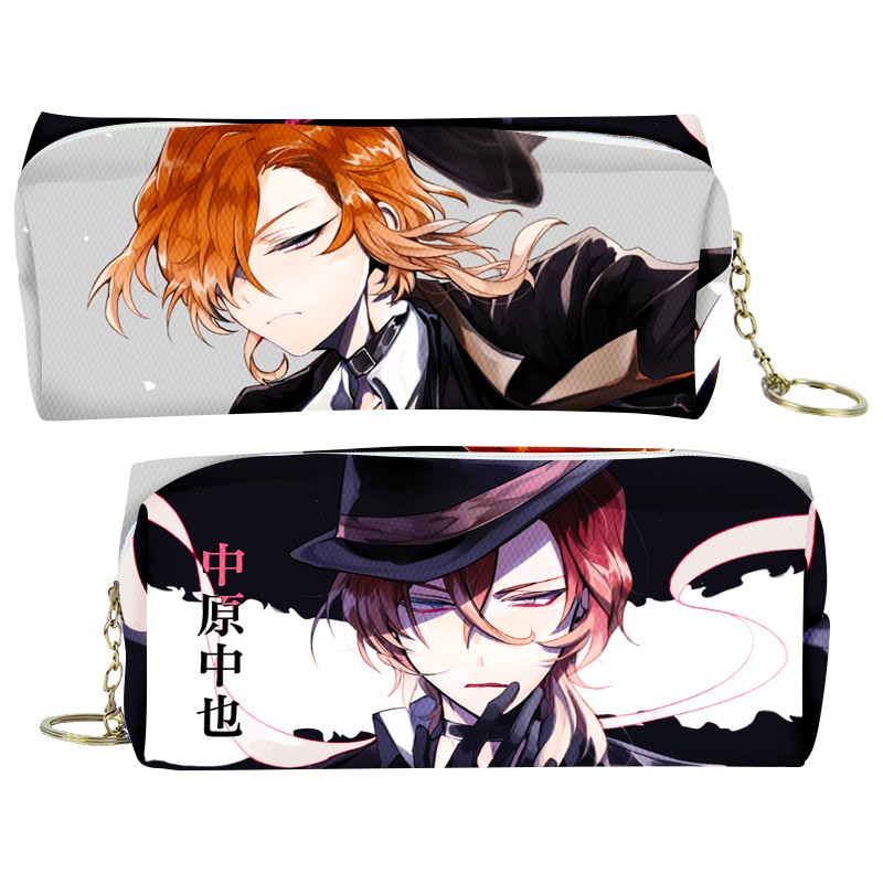 

Pensil case / tempat pensil / kotak pensil anime bungo stray dogs dazai nakajima nakahara