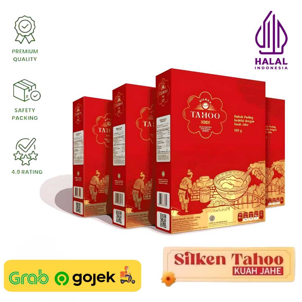 

HAPPYCOOK |GROSIR Silken Tahoo kembang tahu kuah jahe - INSTANS/GRAB (JAKARTA)