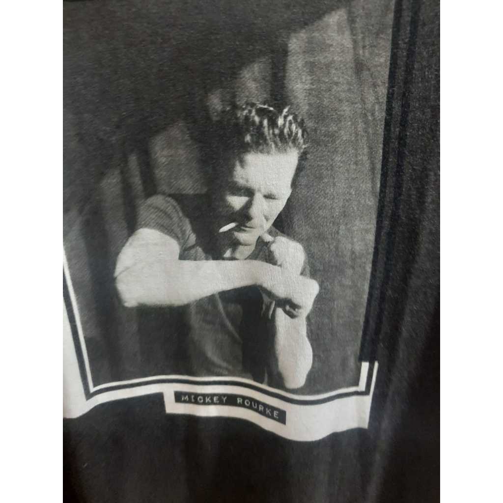 D. Gabbana-Kaos Katun Brand D.Gabbana Mickey Rourke Unisex