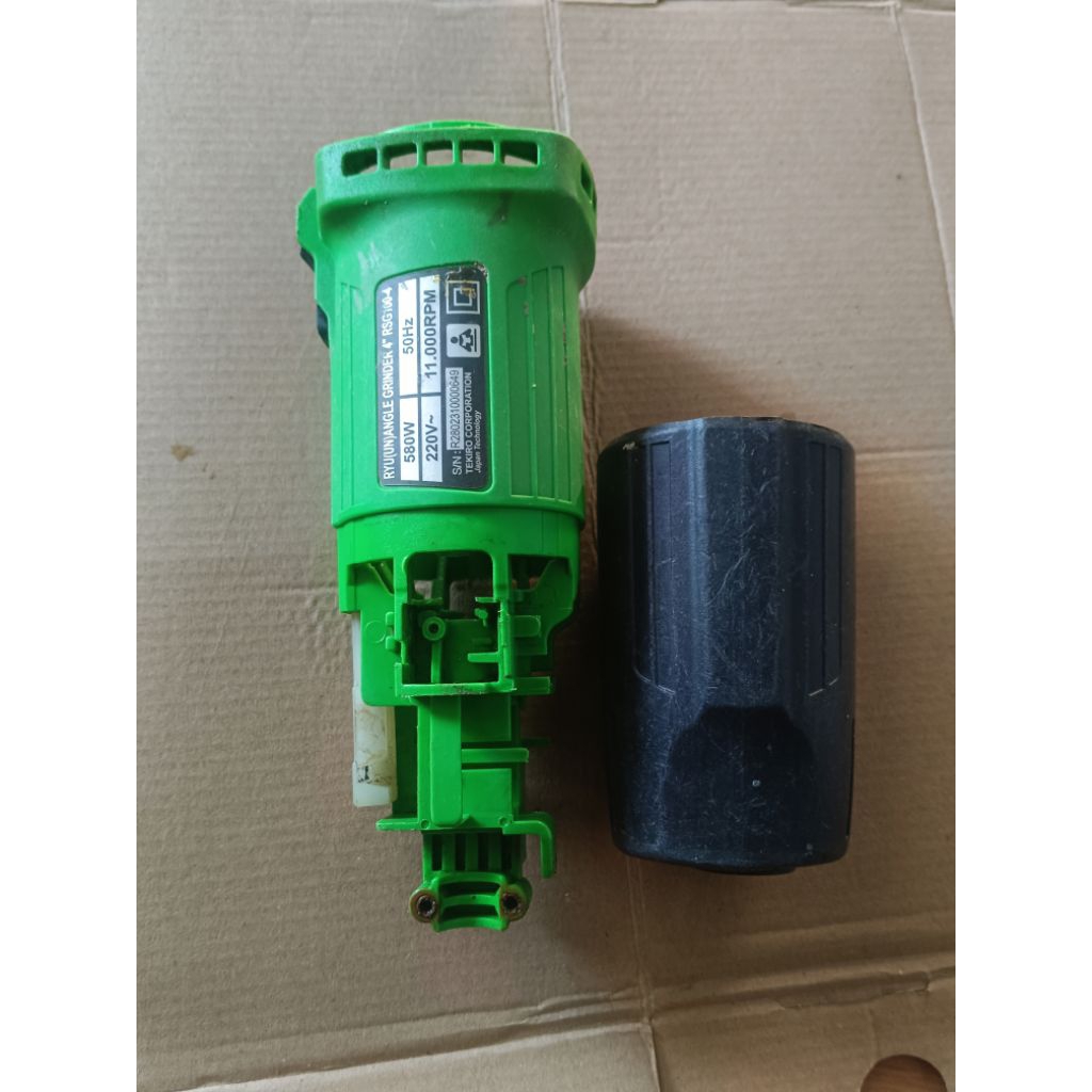 COVER BODY GERINDA TANGAN RYU RSG 100-4 ORIGINAL BEKAS PAKAI