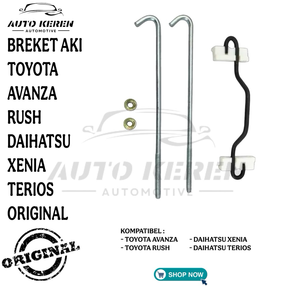 BREKET AKI TOYOTA AVANZA RUSH DAIHATSU XENIA TERIOS ORIGINAL