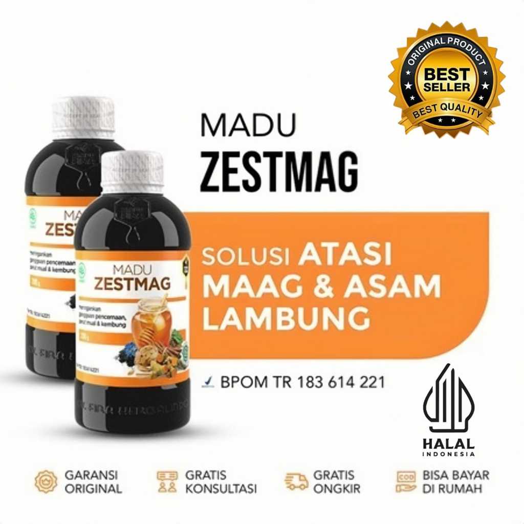 

Madu Zestmag Original Solusi Maag, Asam Lambung & Mual Garansi 100%