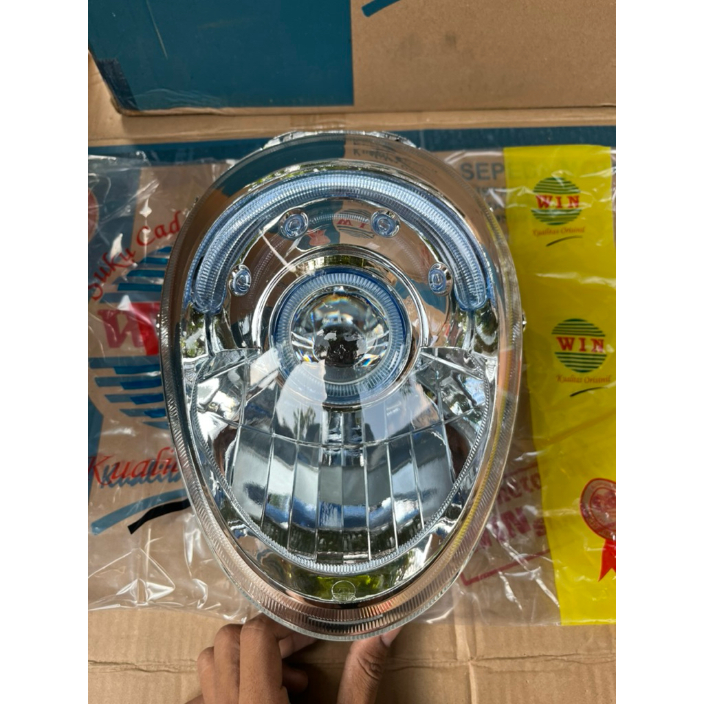 Lampu depan scoopy fi 2016 Lampu Scoopy Fi 2016 Refektor depan Scoopy Fi 2016 Refektor Scoopy Fi 201