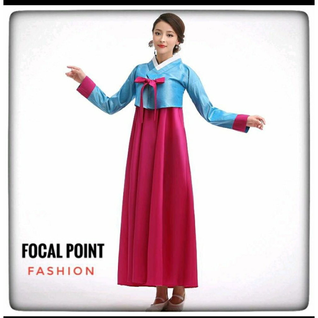 kostum baju  hanbok korea wanita dewasa tradisional dress united nations costume 1