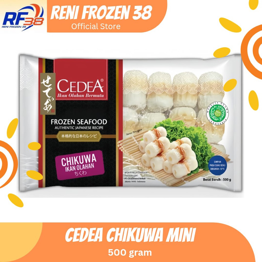 

Cedea Chikuwa Mini 500g / Frozen Food / Reni Frozen 38