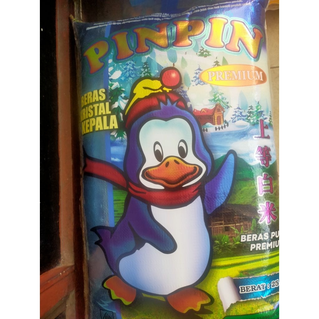 Beras Pinpin 25kg ASLI