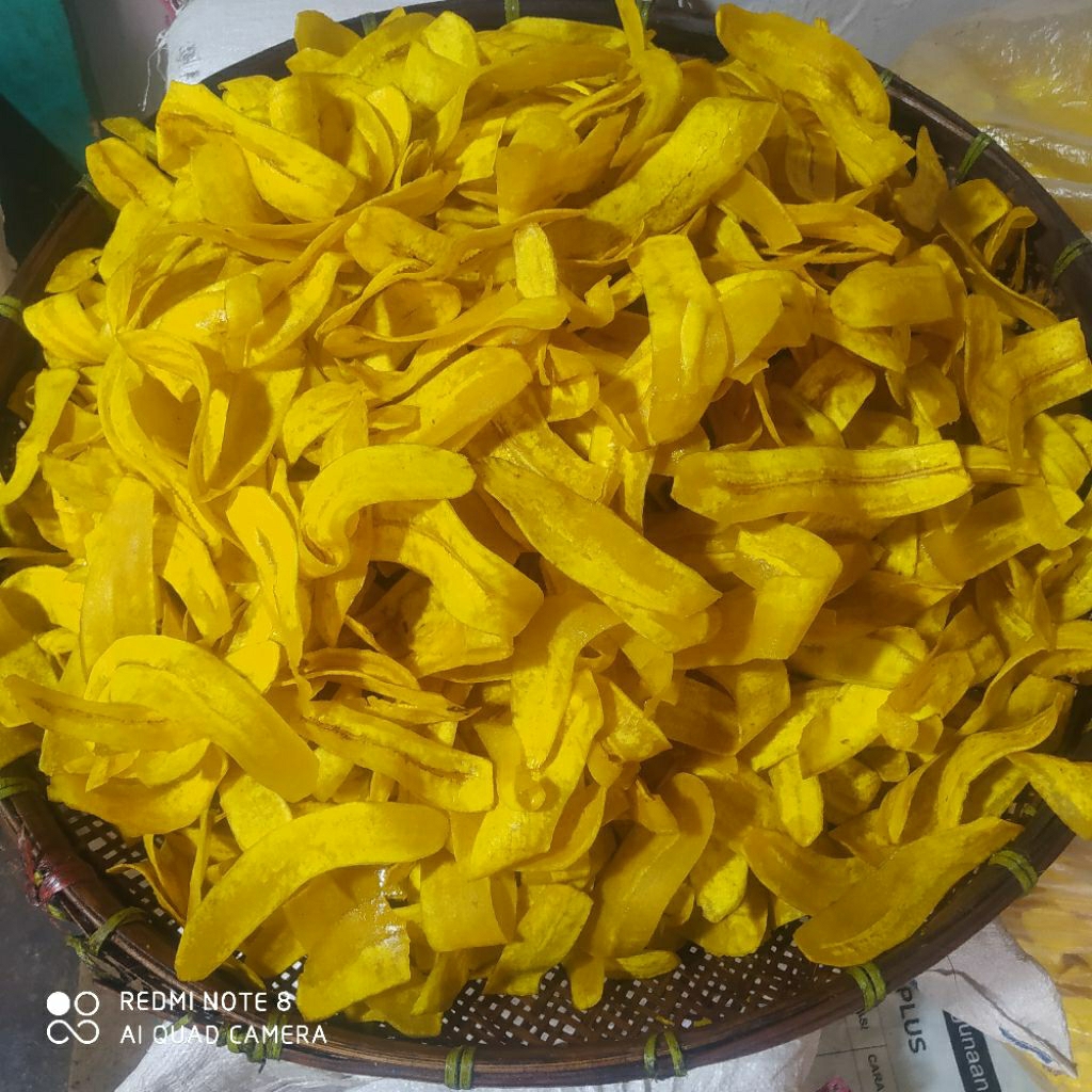 

Kripik pisang asin renyah dan gurih bikin nagih