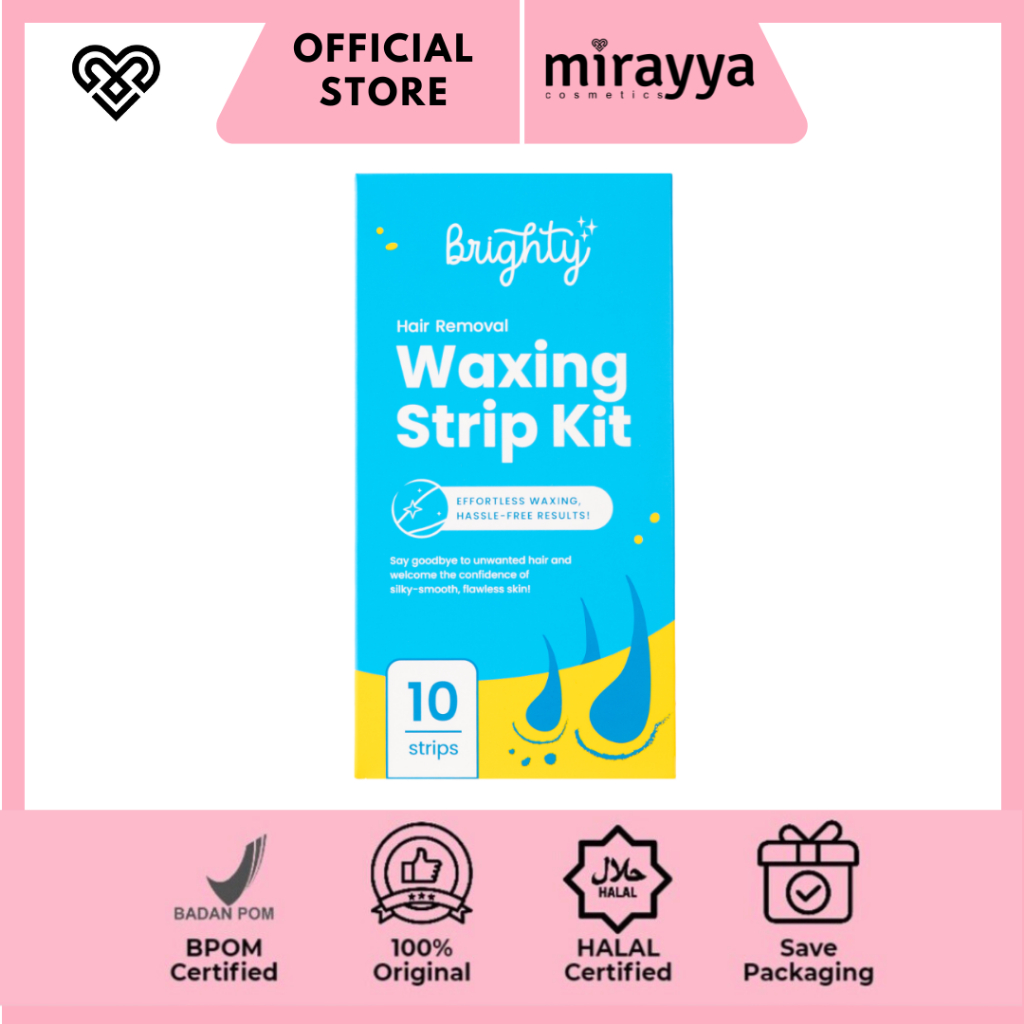 MIRAYYA Brighty Hair Removal Waxing Strip Kit Waxing Ketiak Paket Waxing pencukur bulu kemaluan suga