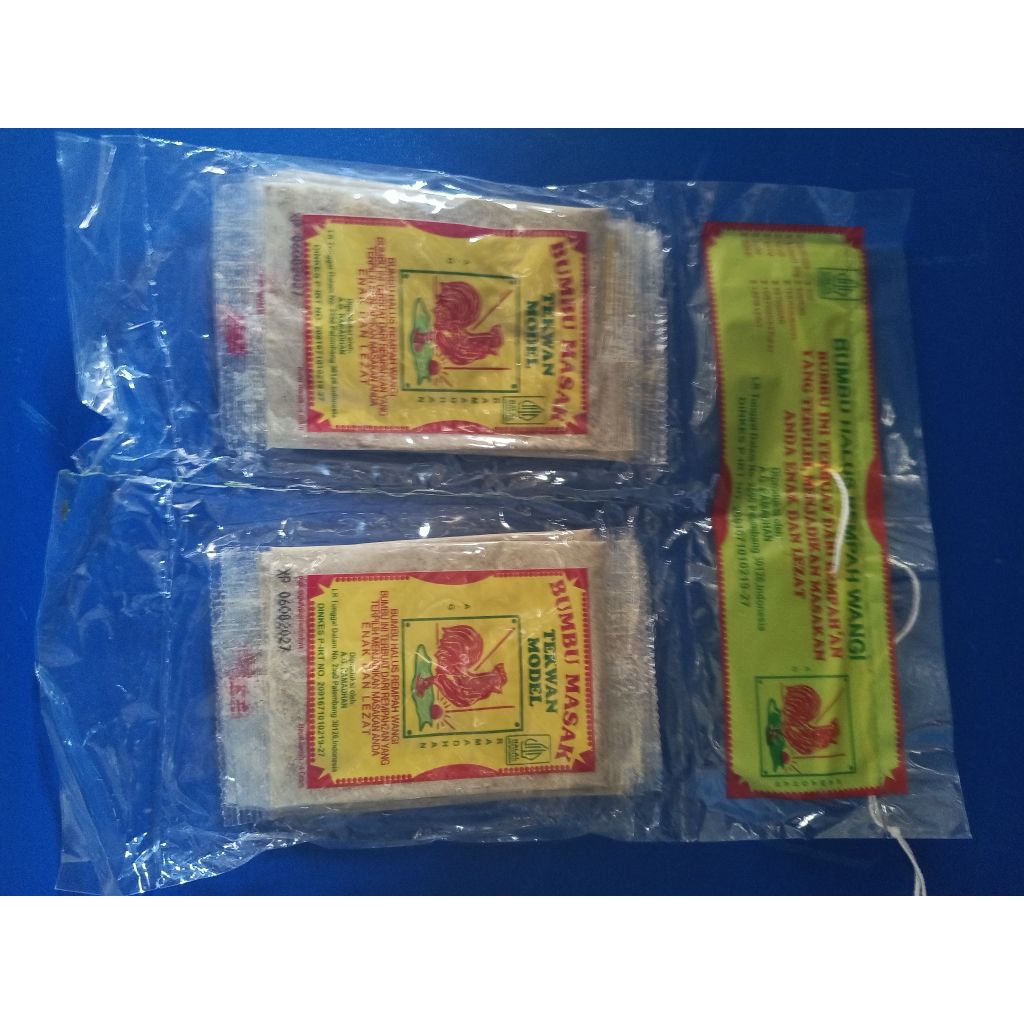 

1 pak bumbu tekwan cap ayam isi 10pcs
