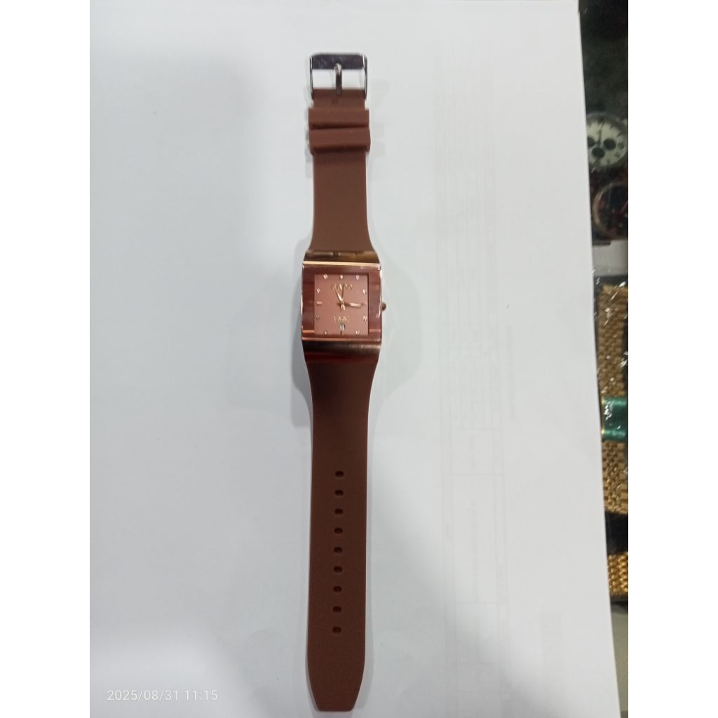 jam tangan rado karet kaca shapire