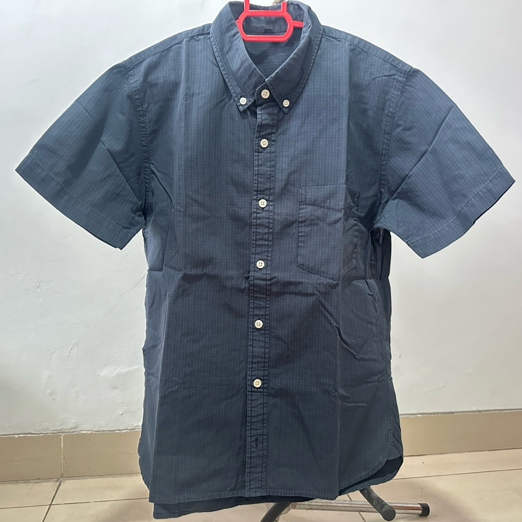 kemeja pria lengan pendek preloved