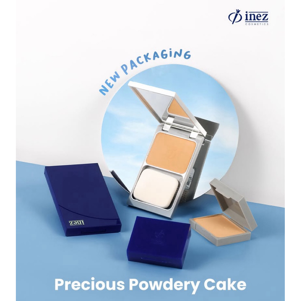 Precious powdery cake inez/PPC inez/bedak inez Natural