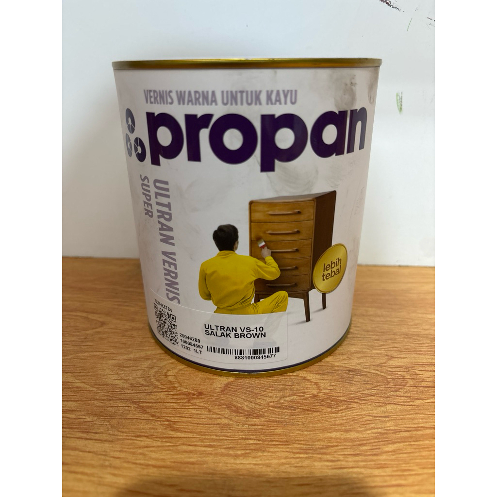 propan-ultran vernis super-vs-10-salak brown-1kaleng-politur-cat kayu-jendela-kusen-pintu-coklat-ede