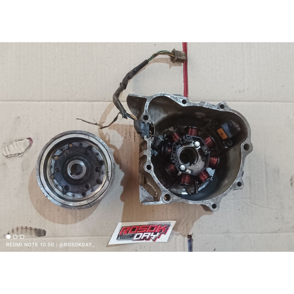 Bak Blok Magnet Spull GL Max Original Pengapian Set Bak Blok Magnet Spull Honda GL Max GL Pro GL Pro