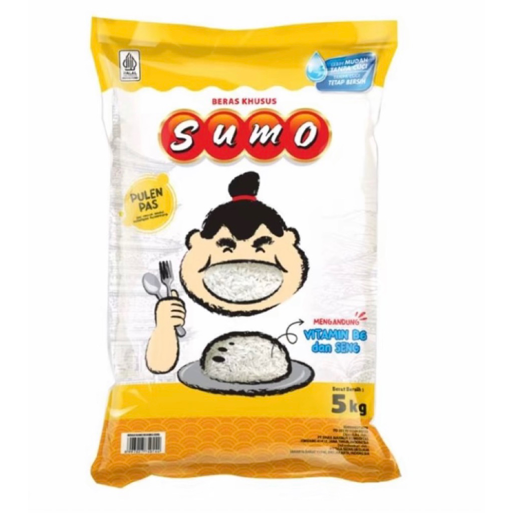 

SUMO BERAS FORTIFIKASI Kemasan 5kg