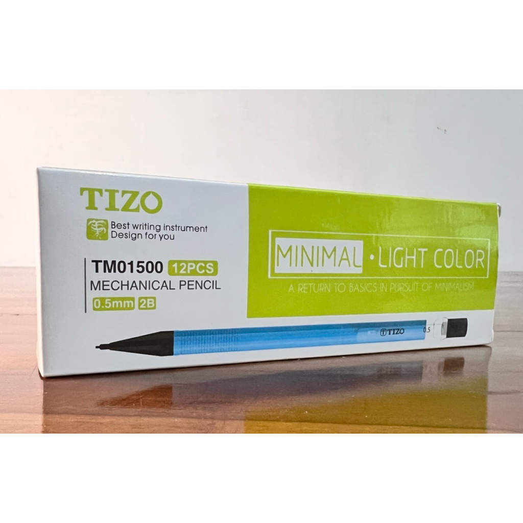 

(12pcs) Mechanical pencil/ pensil cetek TIZO ukuran 0.5 mm