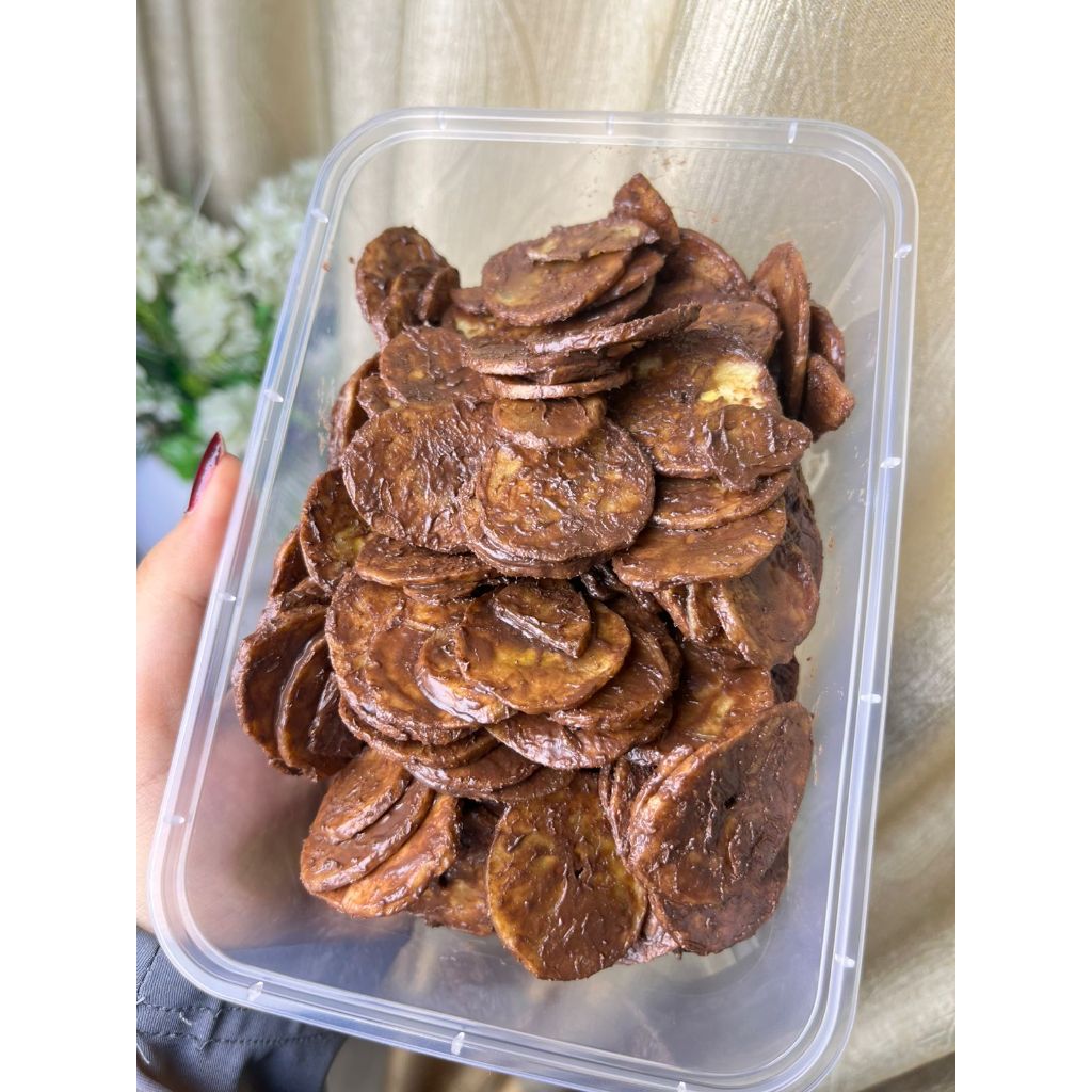 

pisang coklat lumer keripik pisang coklat 250 grm