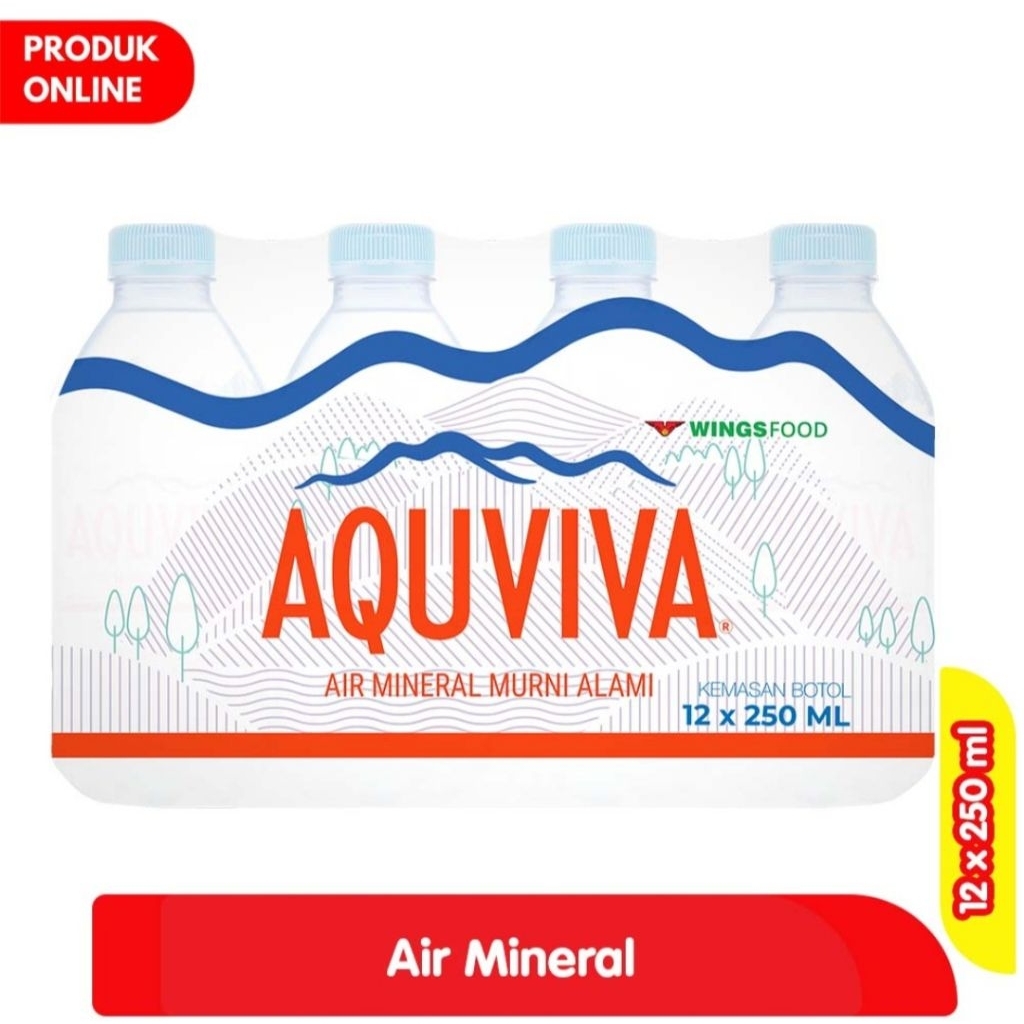 

Aquaviva Air Mineral Botol Pack 12 x 250 ml