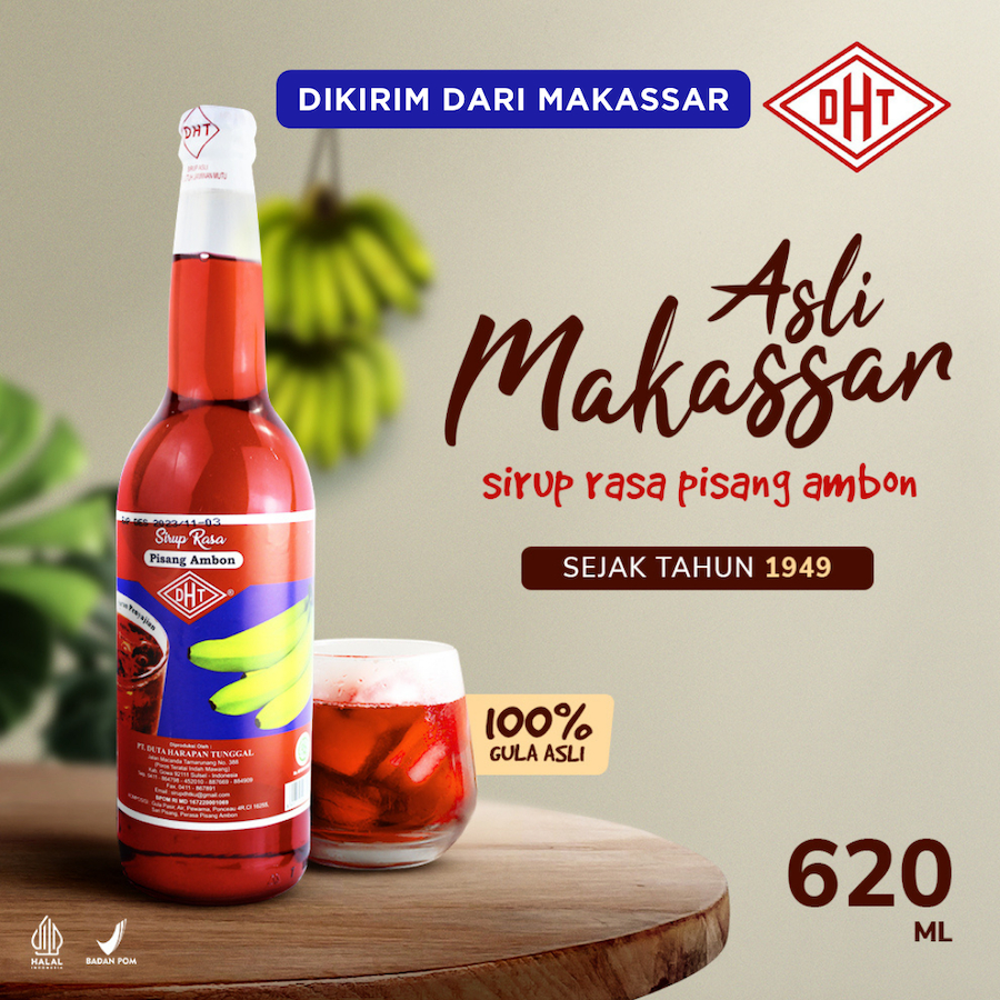 

[Dikirim Dari Makassar] DHT Sirup Rasa Pisang Ambon 620ml