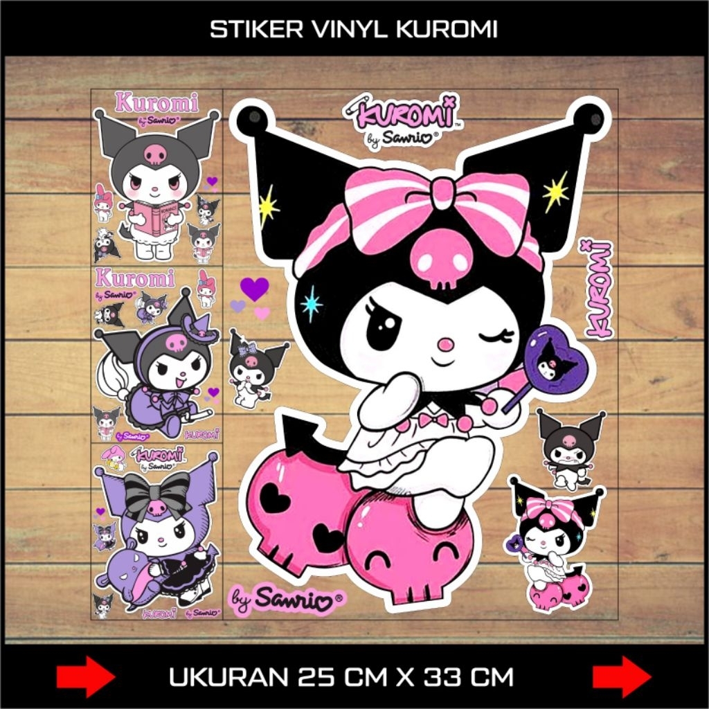 

STIKER KUROMI UKURAN BESAR / STICKER DASBOARD, VISOR MOTOR, BODY MOTOR LISTRIK, KACA, PINTU, KULKAS , DAN LAINNYA