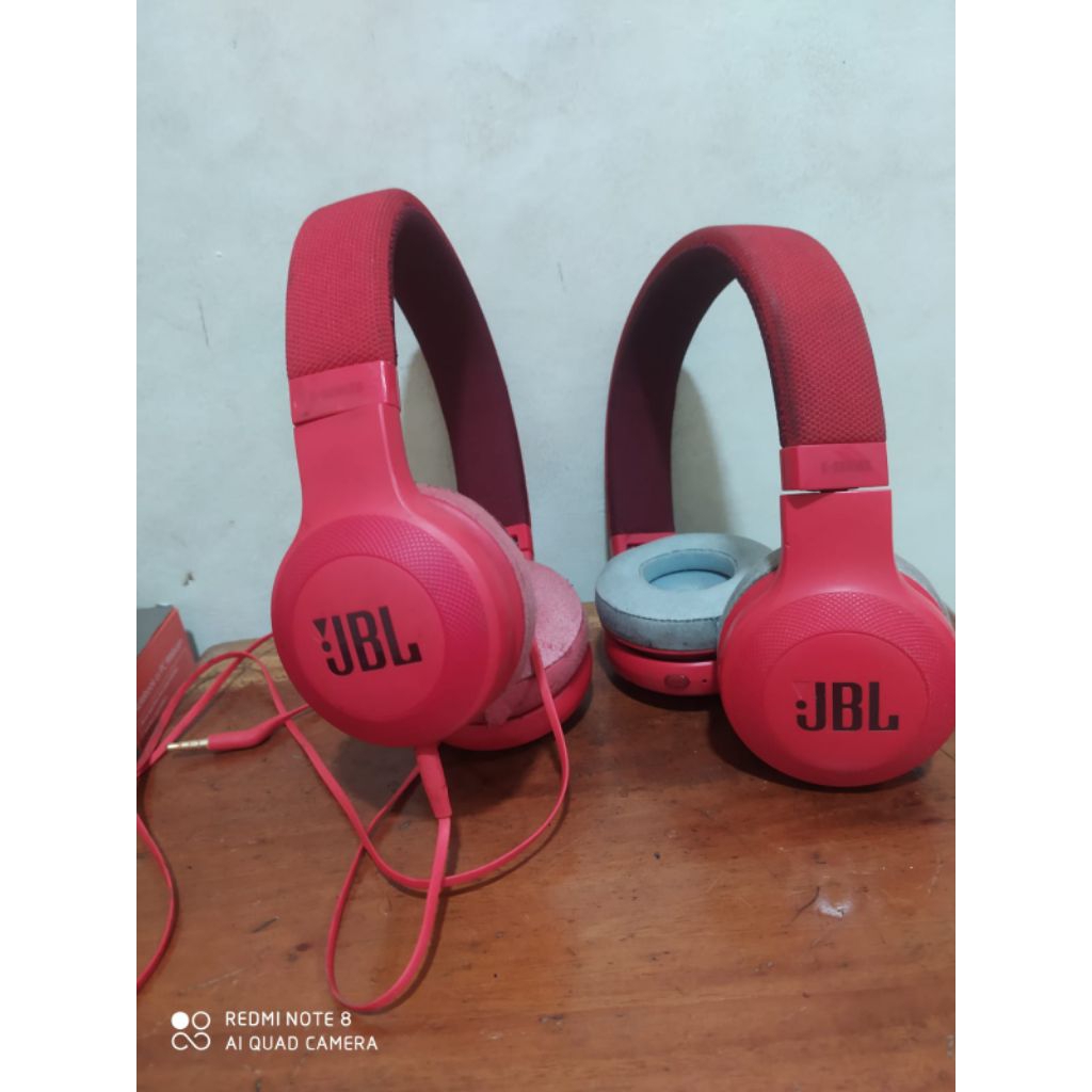JBL E35 Wired dan JBL E45BT Headphone Original