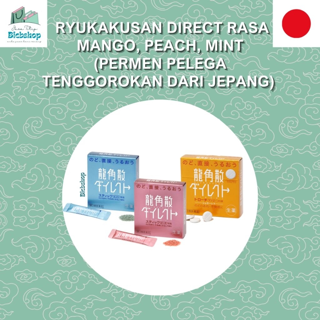 

RYUKAKUSAN DIRECT HERBAL UNTUK SAKIT TENGGOROKAN DAN BATUK BERDAHAK,BEST SELLER DARI JEPANG (MEMILIKI 3 RASA MANGGA, PEACH, MINT)