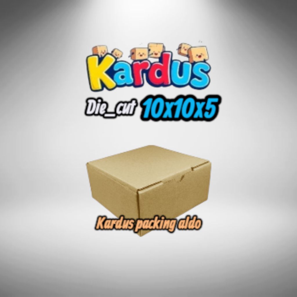 

kardus box packing die_cut 10x10x5