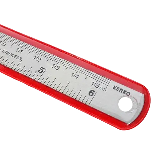 

Penggaris Besi Stainless Steel 15 Cm Kenko