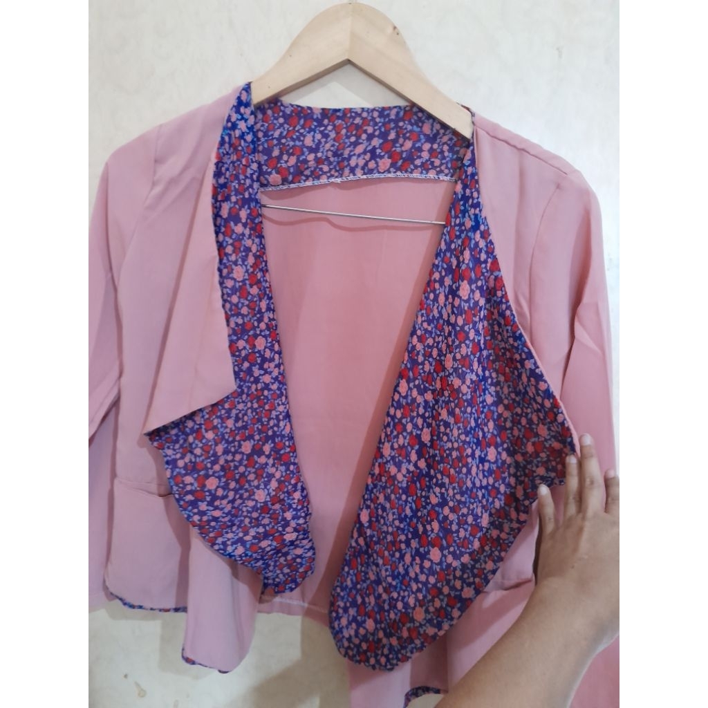 outer blazer vintage bunga