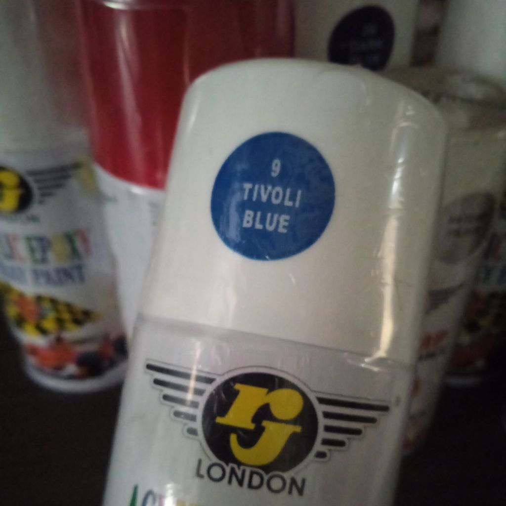 

Rjlondon 9 Tivoli Blue 300cc Pilox Acrylic Epoxy Spray Paint