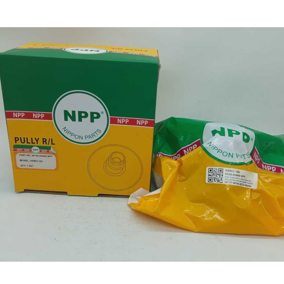 PULLY SET VARIO 150 VARIO 125 NEW ORIGINAL NPP - K36