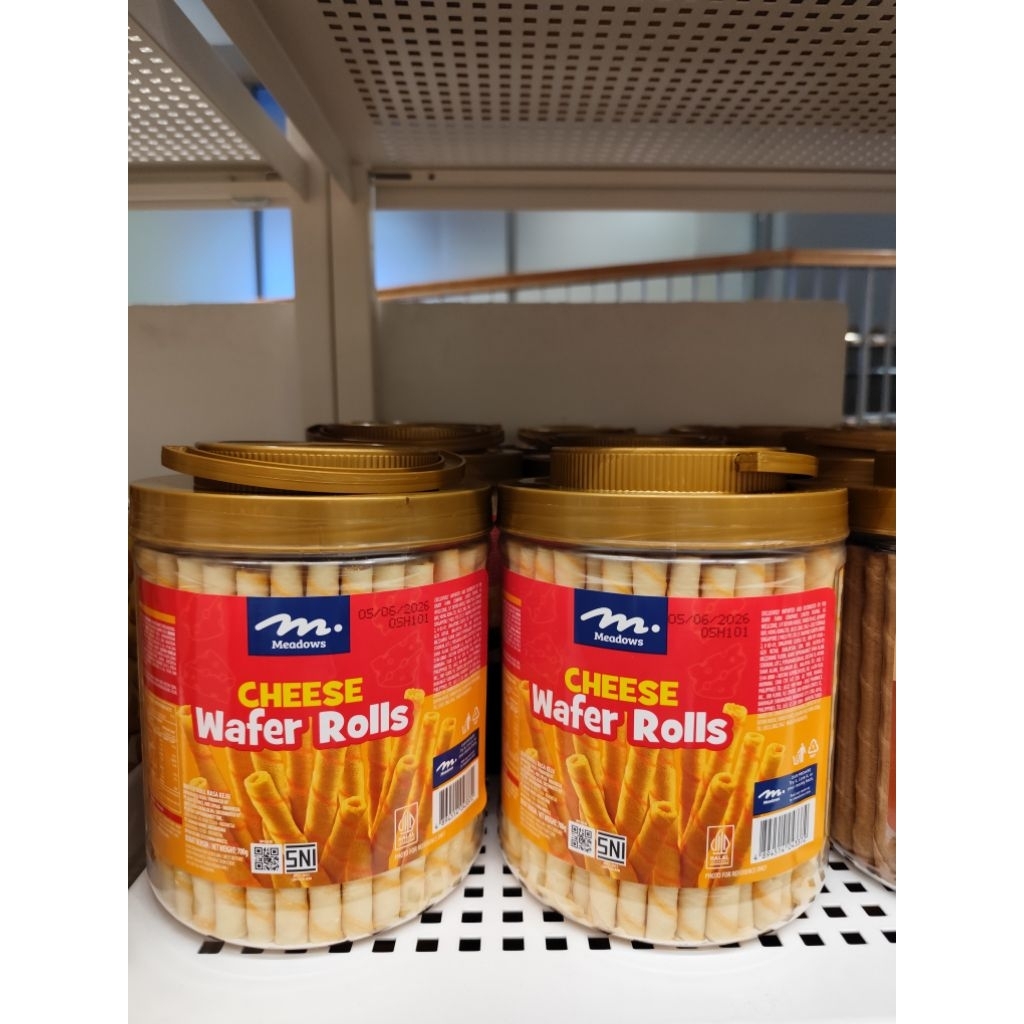 

IKEA Meadows Wafer Cheese Rolls 700g Roll Rol Rols Keju Coklat Chocolate
