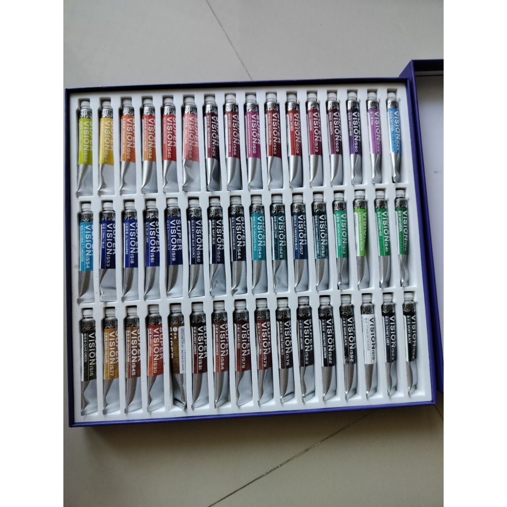 

Supervision watercolor 48 tubes (Preloved)