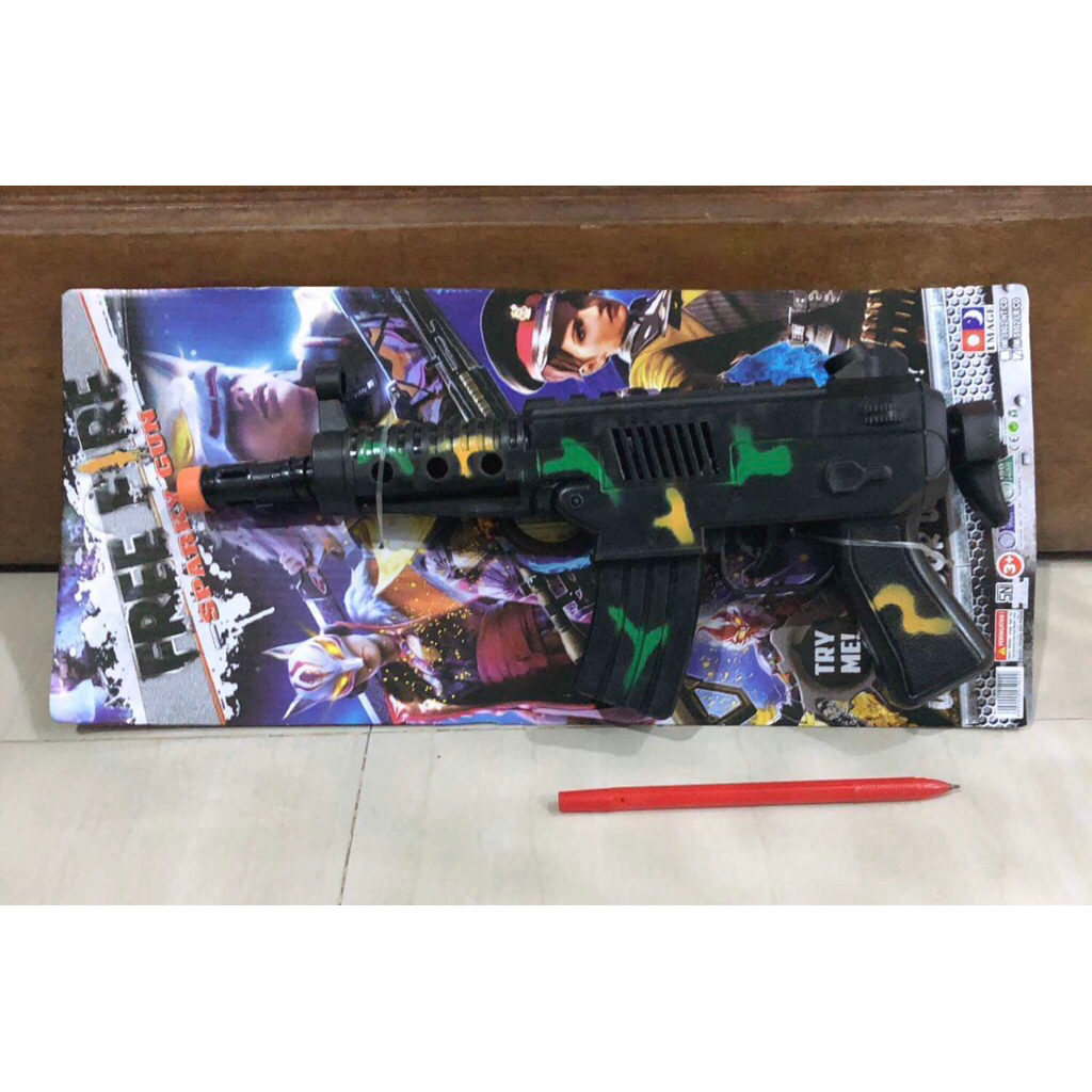 Mainan Tembakan anak bunyi kretek kretek tanpa batre