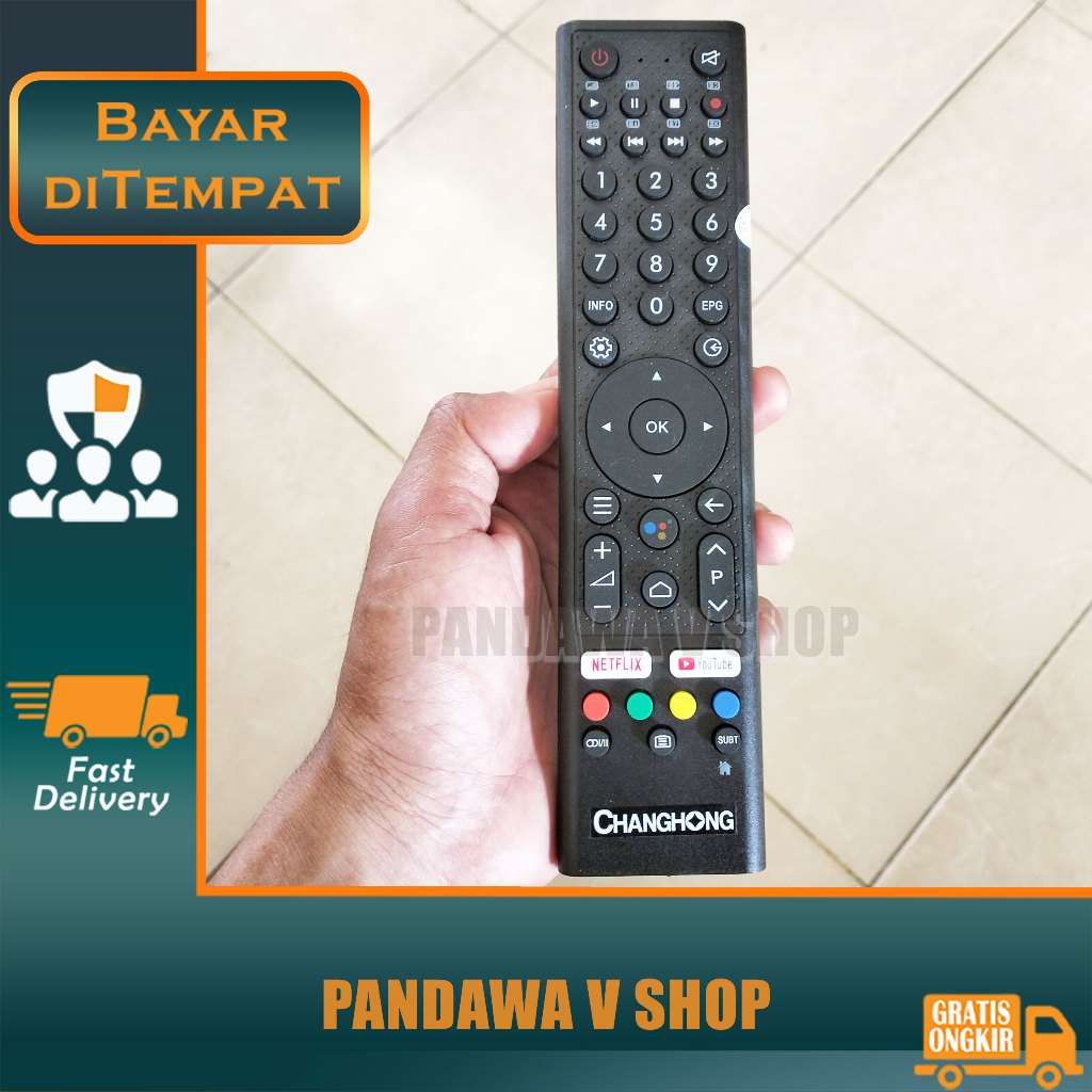 REMOT REMOTE TV CHANGHONG SMART TV LED ANDROID L32H7 L40H7 L43H7 L32H4