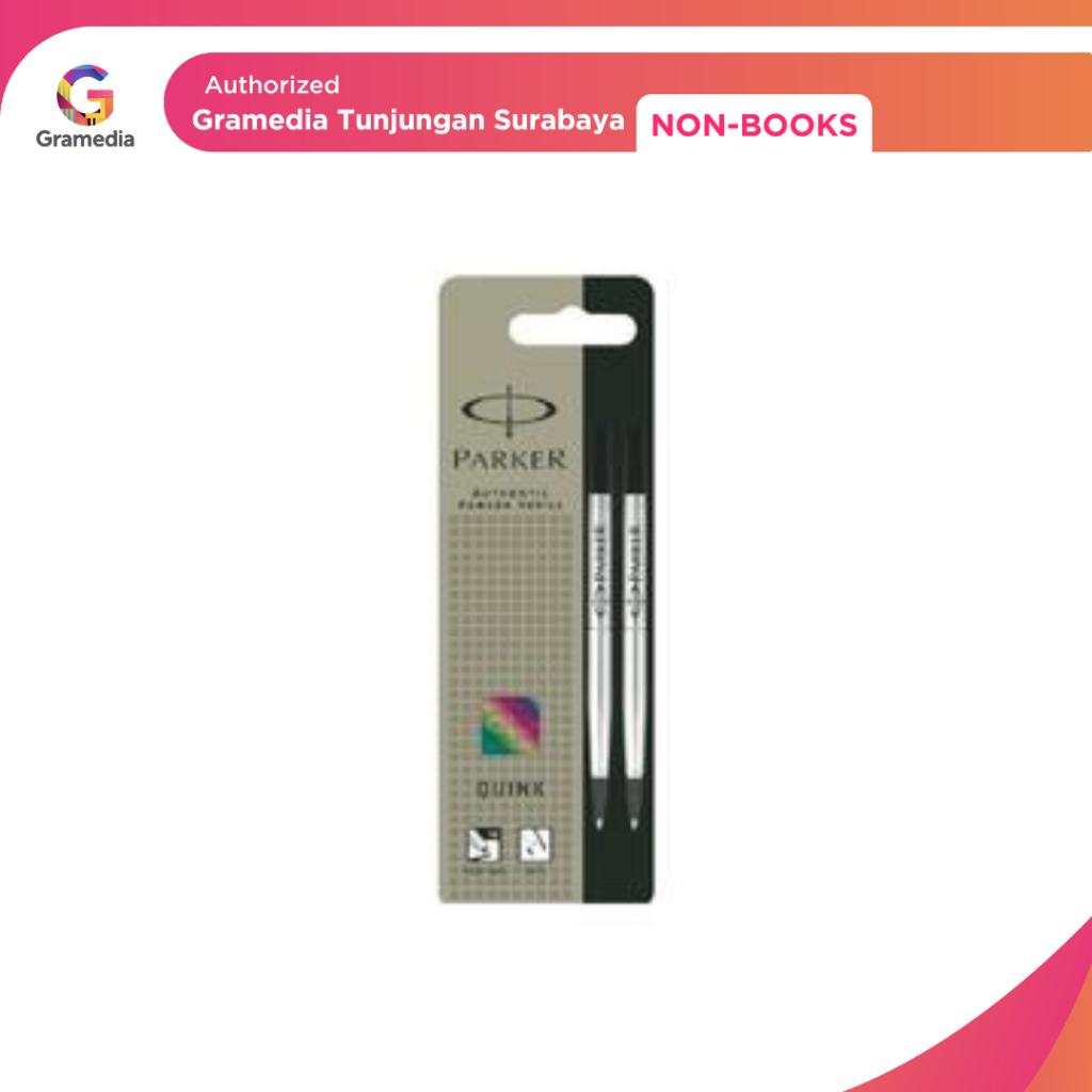 

Gramedia Tunjungan : Parker Refill Rollerball Black M+1 (isi 2) 8017113