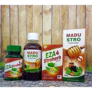 Paket Obat Herbal Stroke Madu & Kapsul Stroherb EZA