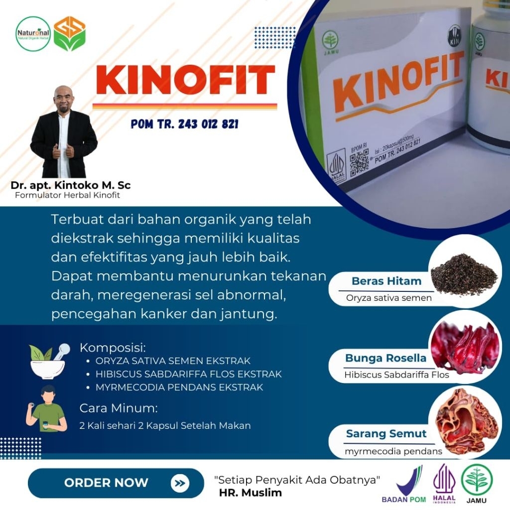 

KINOFIT HERBAL HIPERTENSI. SEL ABNORMAL PENCEGAHAN KANKER DAN JANTUNG
