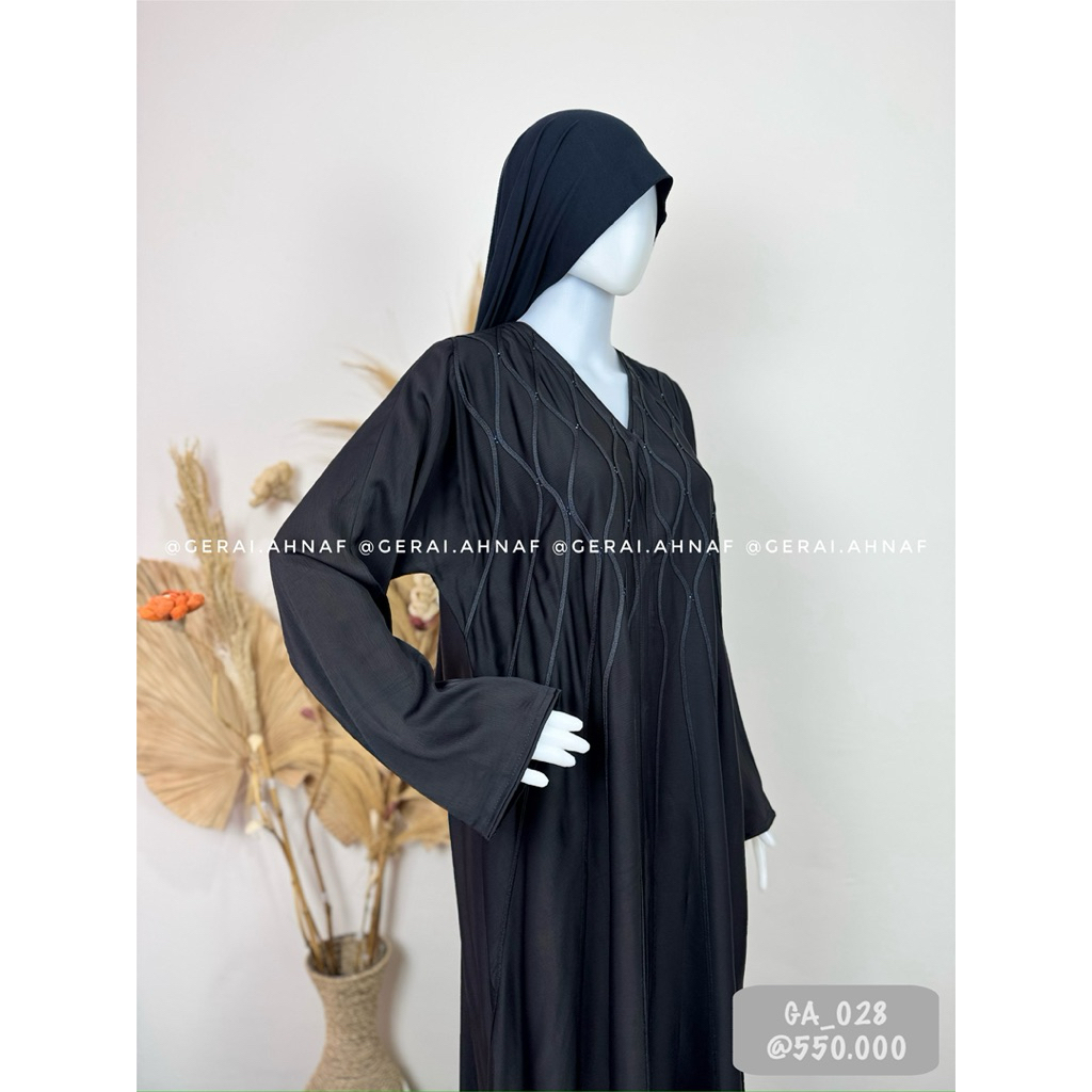 GA_028 / ABAYA ORI SAUDI / ABAYA ARAB SAUDI / ABAYA IMPORT SAUDI / ABAYA ORIGINAL / ABAYA ASLI SAUDI