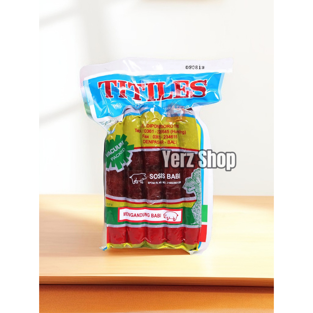 SOSIS  BABI TITILES 500GR - LAPCIONG BABI TITILES - ORIGINAL SOSIS BABI TITILES BALI