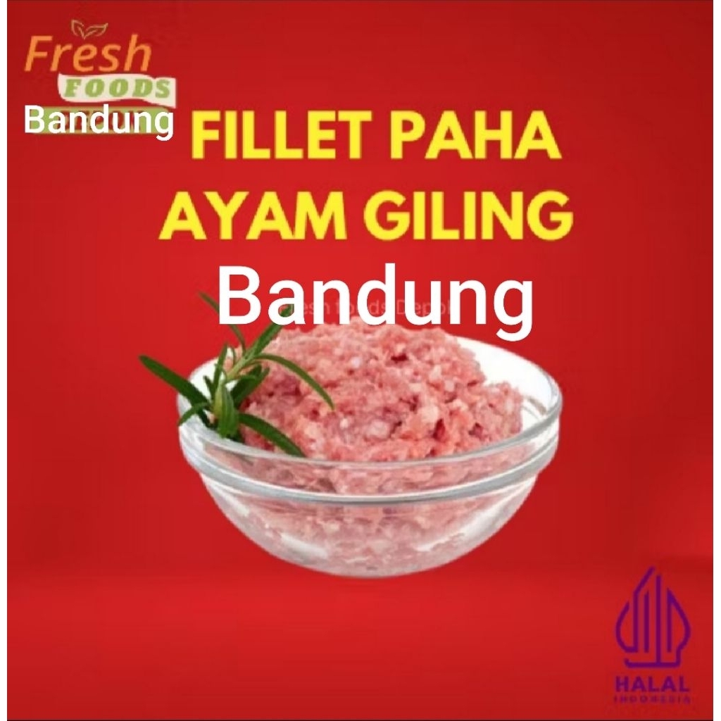 

Daging giling fillet paha 1kg Bandung tampa kulit fresh giling dadakan bergaransi halal