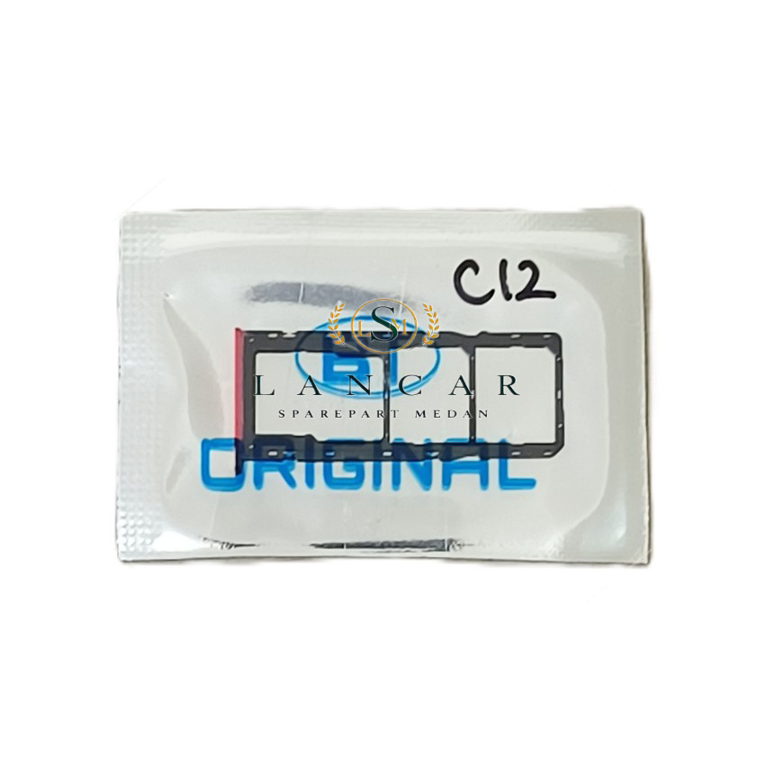 SIM TRAY SIM LOCK SLOT SIM TEMPAT KARTU SIM CARD REALME C12 RED