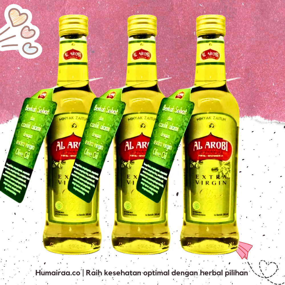 

Minyak Zaitun Al Arobi 285 ml Extra virgin olive oil 100% ORIGINAL TANPA RAGU OBAT HERBAL BPOM HALAL MUI DINKES PIRT