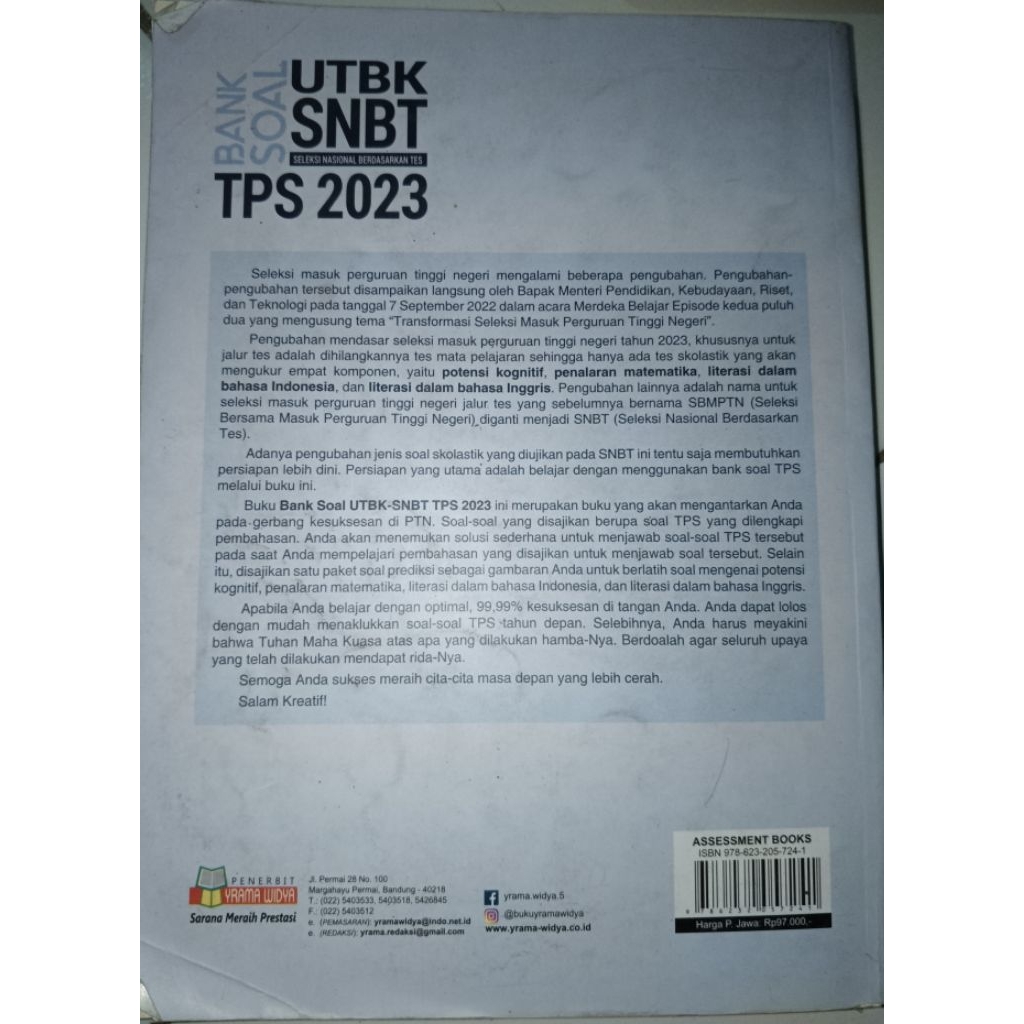 Bank Soal UTBK SNBT TPS 2023